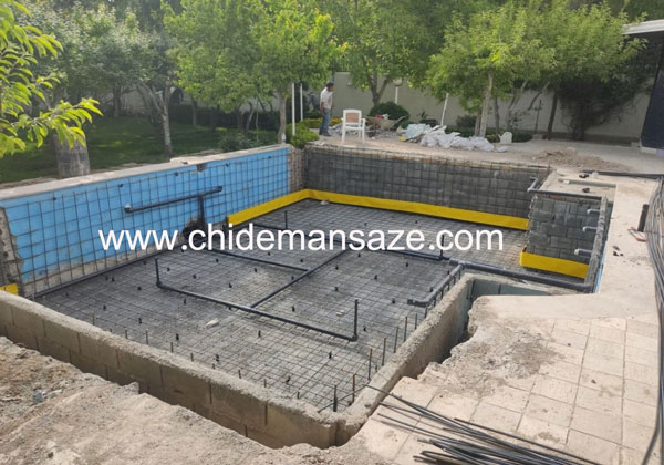 ساخت استخر بتنی
